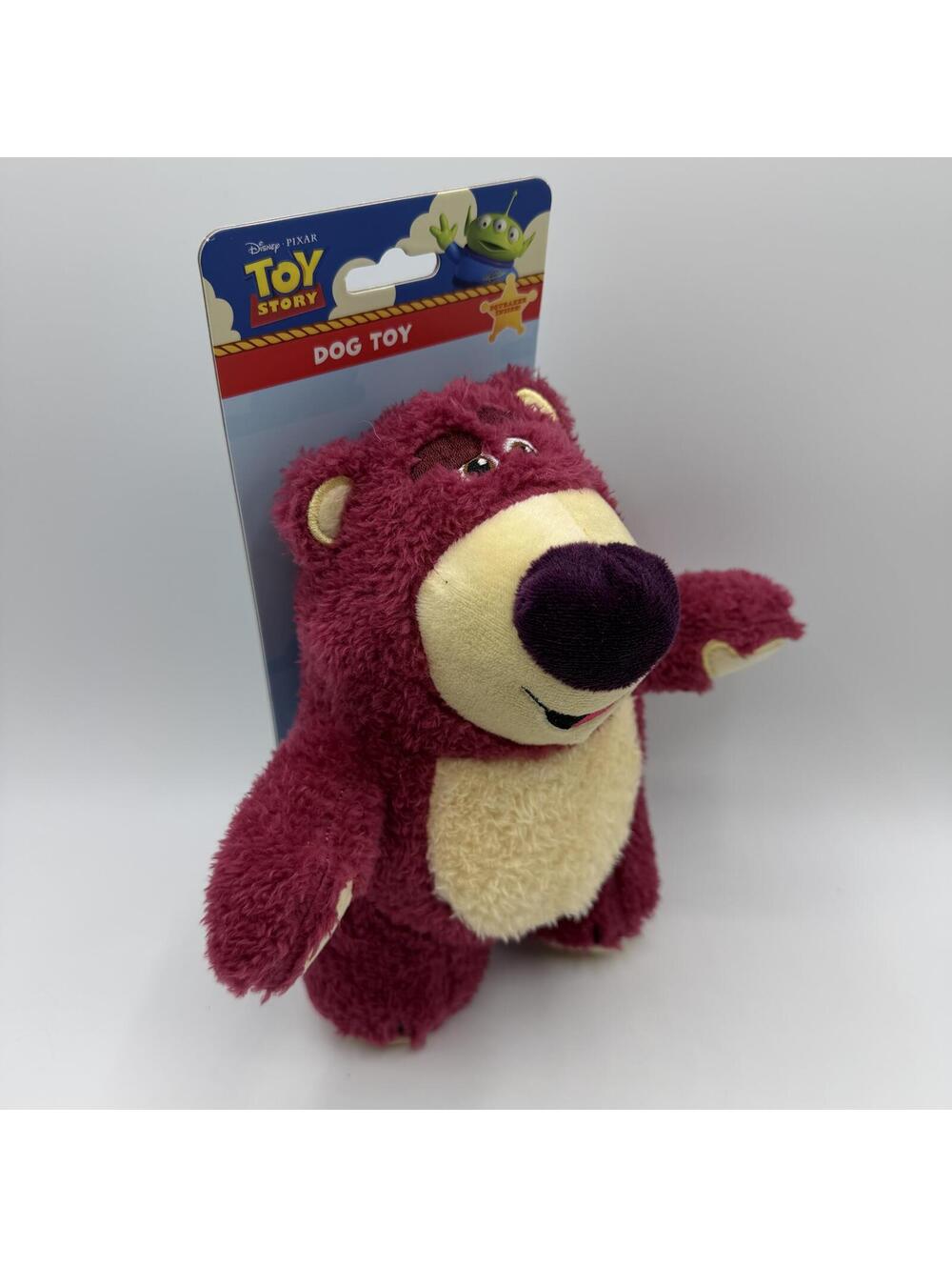 Dog Toy Squeaker Plush Disney Pixar Toy Story Lotso Huggin Bear Squeaky NEW
